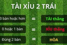 Kèo tài xỉu 2 trái là gì? Cách đọc kèo tài xỉu 2 trái trong cá độ bóng đá