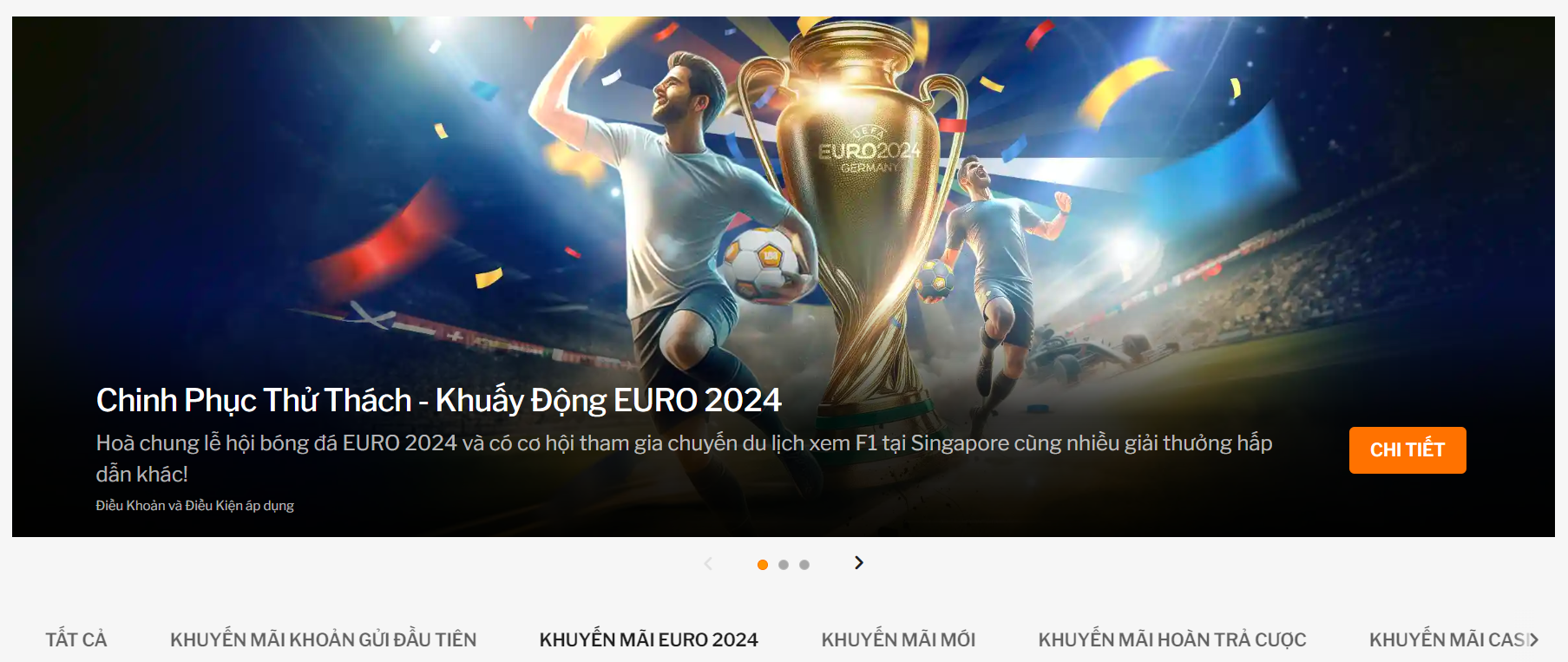 Tham gia chương trình khuyến mãi EURO 2024 tại 188Bet