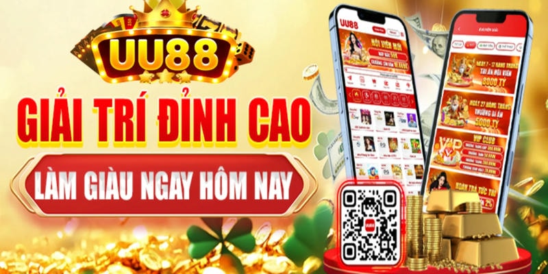 Giao diện nhà cái UU88 với kho game đa dạng, thu hút người chơi.